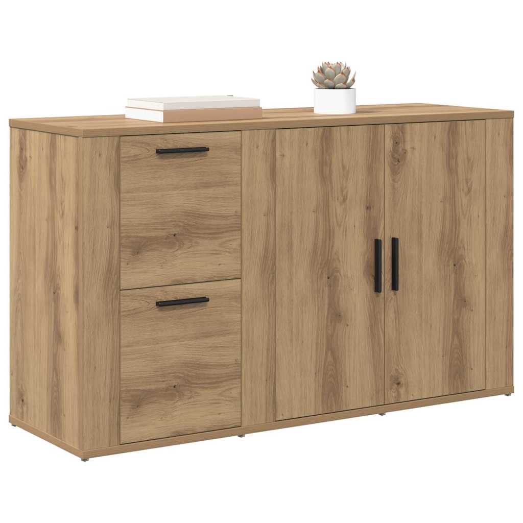 vidaXL mit Schubladen Artisan-Eiche 100 x 33 x 59,5 cm Holzwerkstoff