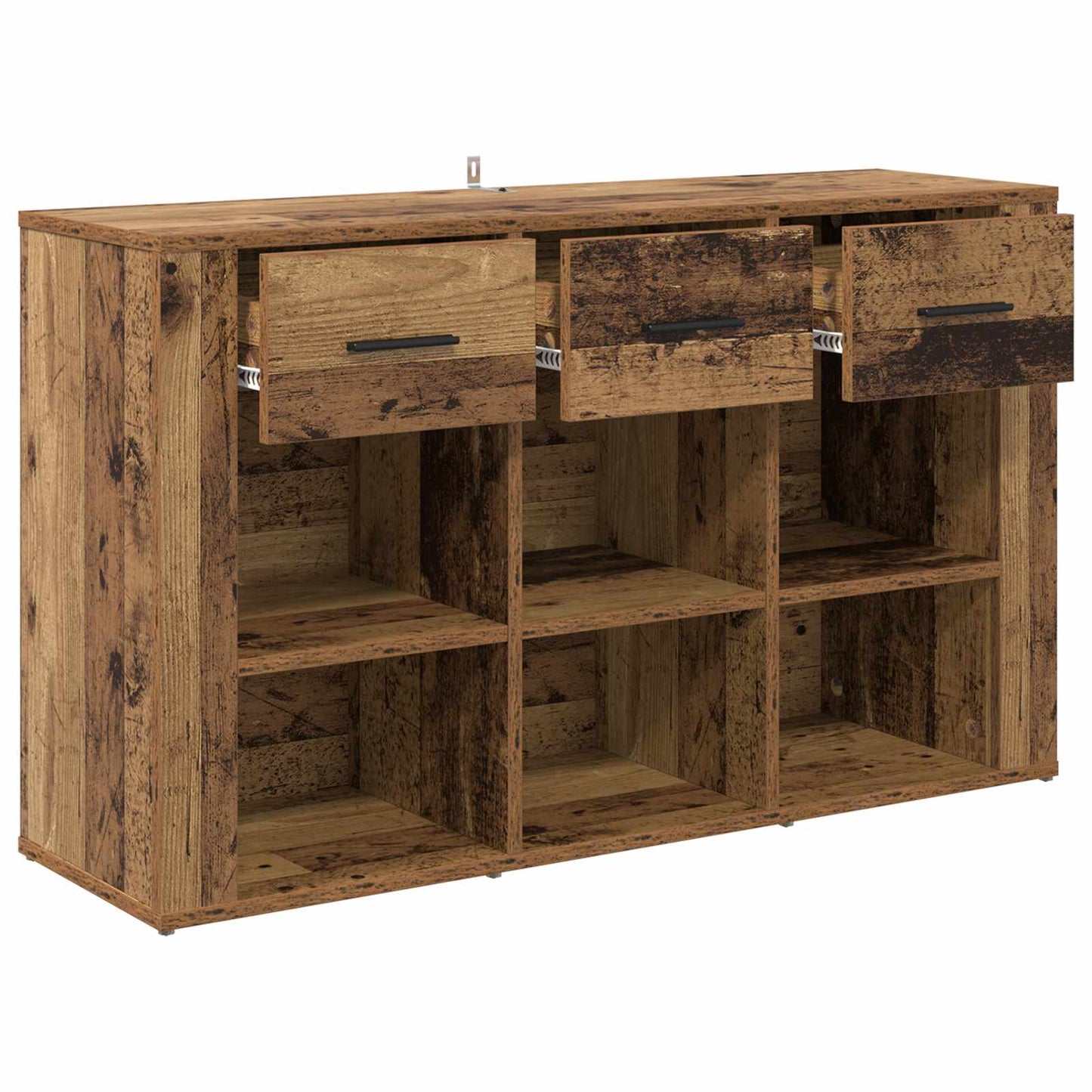 vidaXL Sideboard Altholz 100 x 30 x 59,5 cm Holzwerkstoff