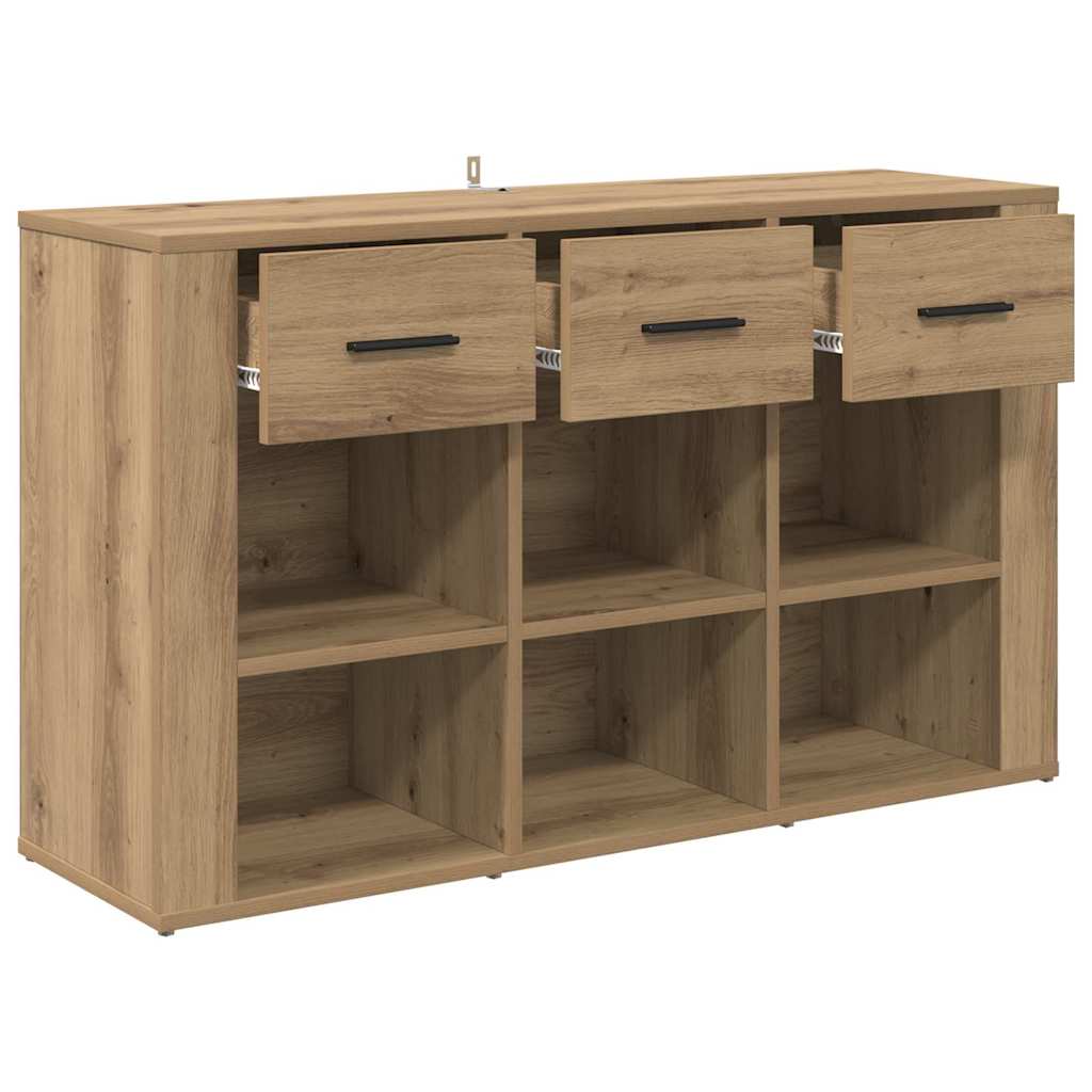 Sideboard Artisan-Eiche 100 x 30 x 59,5 cm Holzwerkstoff