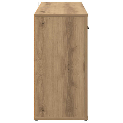 vidaXL Sideboard Artisan-Eiche 100 x 30 x 59,5 cm Holzwerkstoff