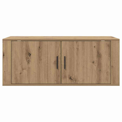 vidaXL Wandmontiertes TV-Regal Artisan-Eiche 100 x 34,5 x 40 cm
