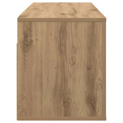 vidaXL Wandmontiertes TV-Regal Artisan-Eiche 100 x 34,5 x 40 cm