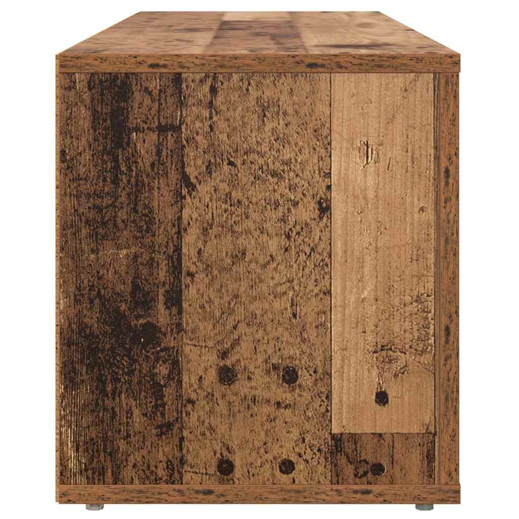 vidaXL TV-Schränk Altholz 100 x 31,5 x 35 cm Holzwerkstoff