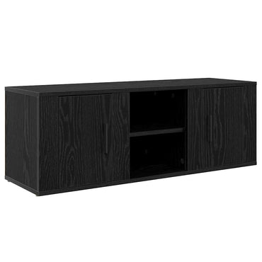 vidaXL TV-Schränk Schwarz Eichen-Optik 100 x 31,5 x 35 cm