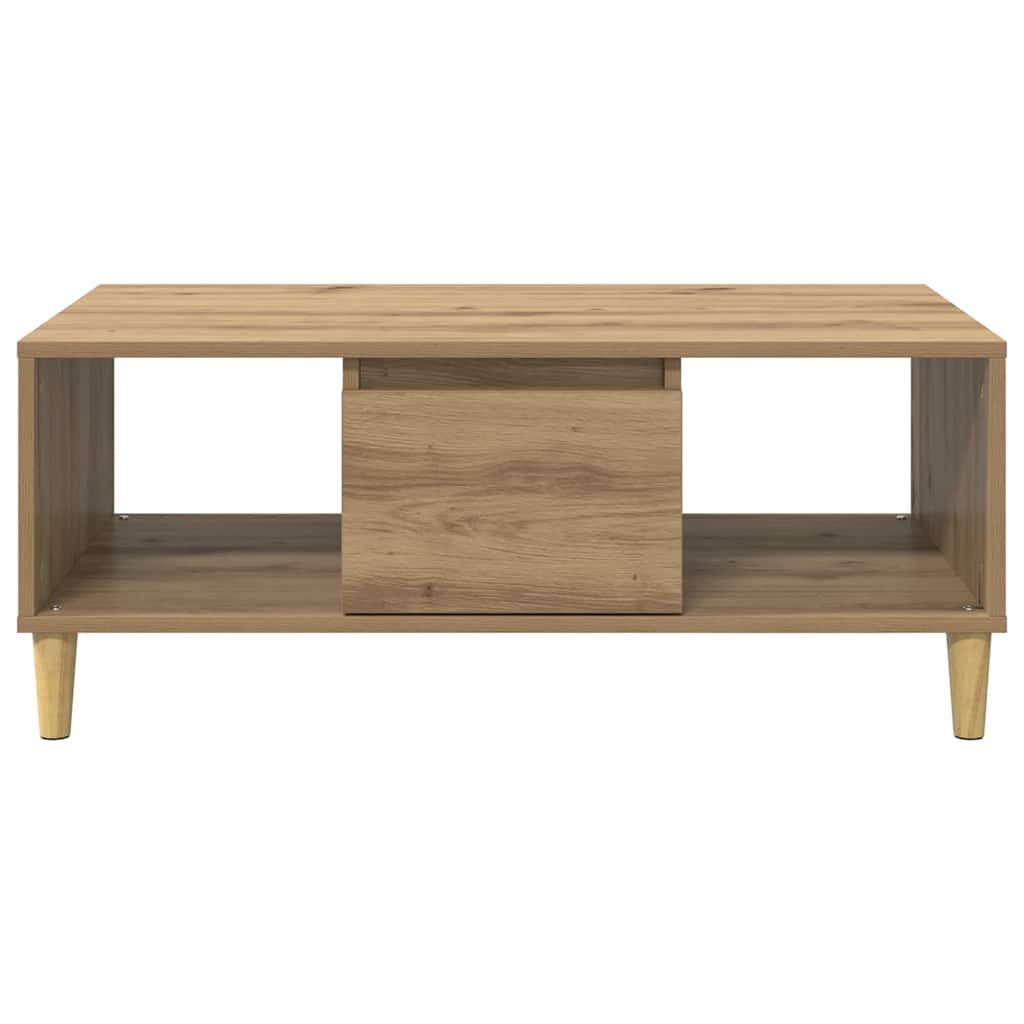 vidaXL Couchtisch Artisan-Eiche 90 x 50 x 26,5 cm Holzwerkstoff