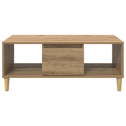 vidaXL Couchtisch Artisan-Eiche 90 x 50 x 26,5 cm Holzwerkstoff