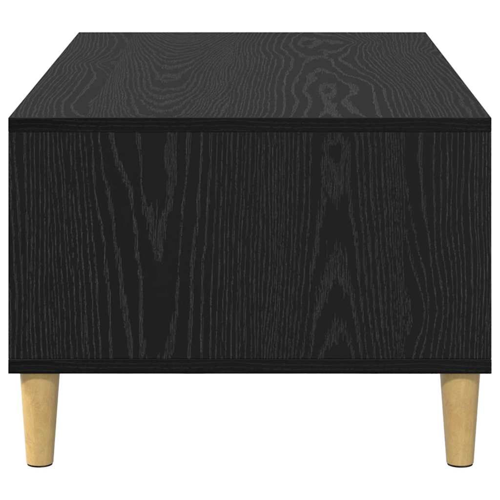 vidaXL Couchtisch Schwarz Eichen-Optik 90 x 50 x 26,5 cm Holzwerkstoff