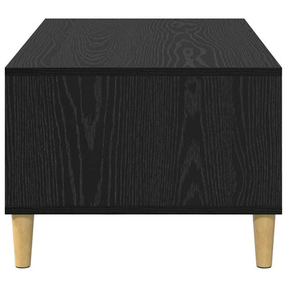 vidaXL Couchtisch Schwarz Eichen-Optik 90 x 50 x 26,5 cm Holzwerkstoff