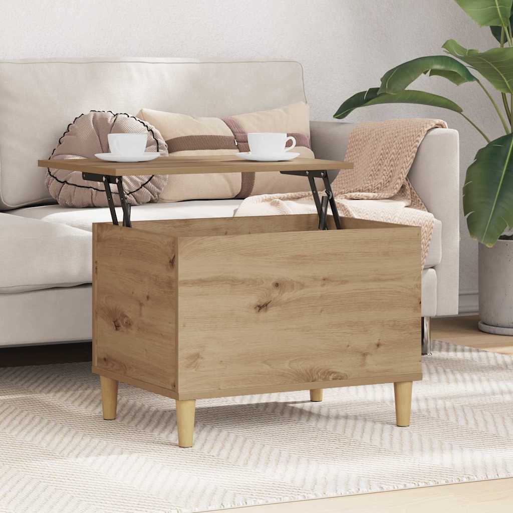 vidaXL Nachttisch Artisan-Eiche 60 x 44,5 x 45 cm Holzwerkstoff