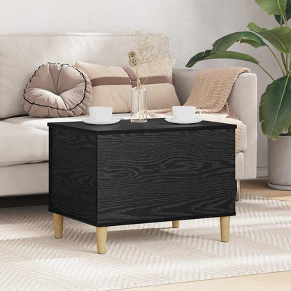 vidaXL Nachttisch Schwarz Eichen-Optik 60 x 44,5 x 45 cm Holzwerkstoff