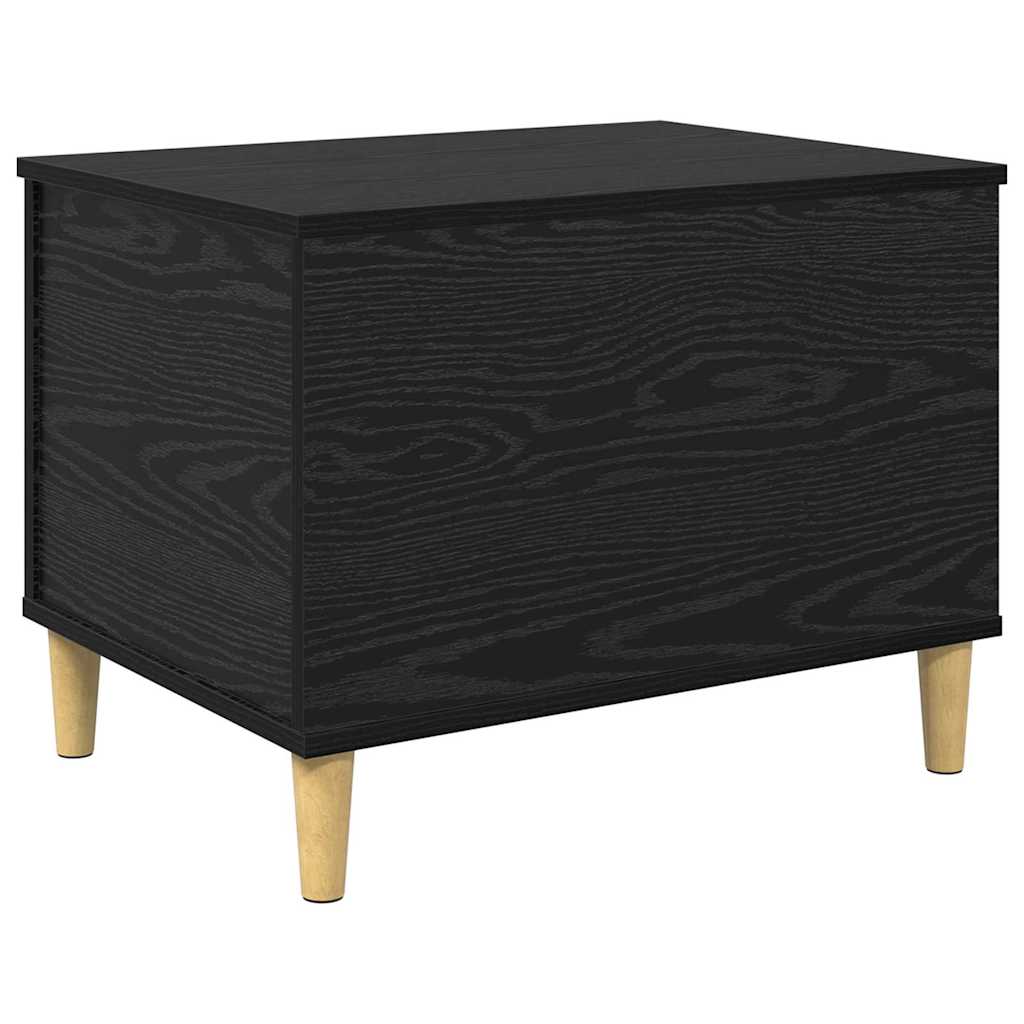 vidaXL Nachttisch Schwarz Eichen-Optik 60 x 44,5 x 45 cm Holzwerkstoff