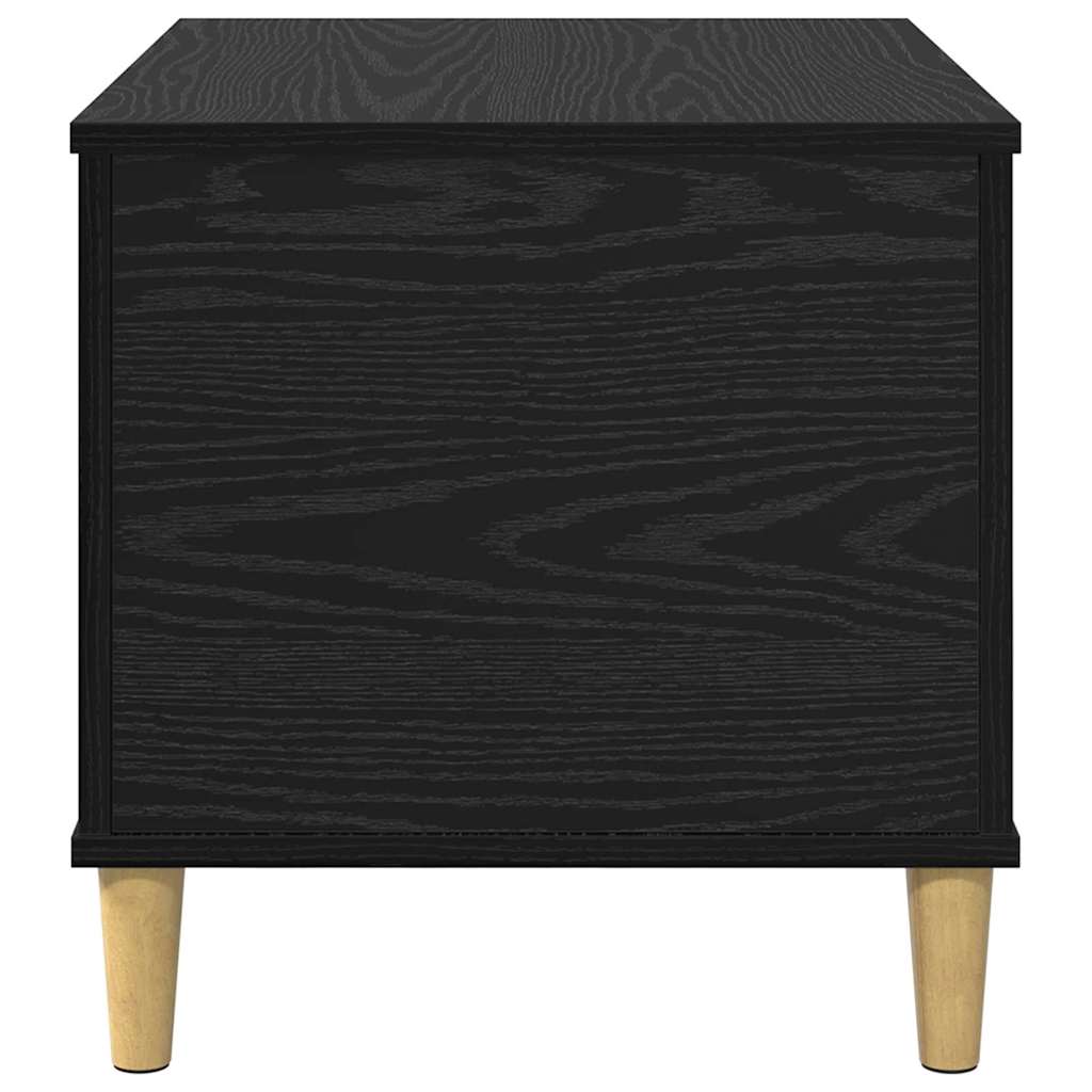 vidaXL Nachttisch Schwarz Eichen-Optik 60 x 44,5 x 45 cm Holzwerkstoff