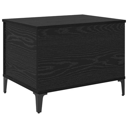 vidaXL Couchtisch Schwarz Eichen-Optik 60 x 44,5 x 45 cm Holzwerkstoff