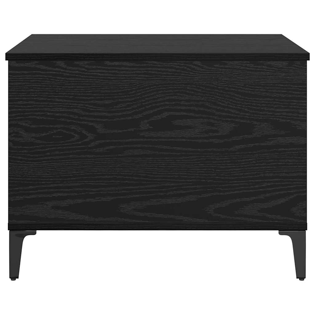 vidaXL Couchtisch Schwarz Eichen-Optik 60 x 44,5 x 45 cm Holzwerkstoff