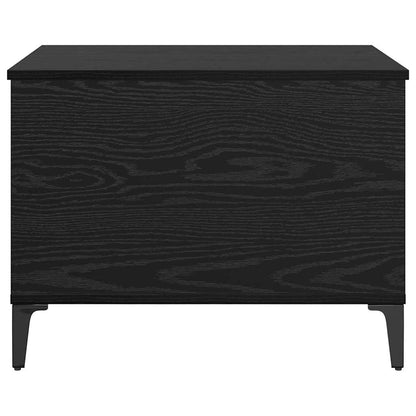 vidaXL Couchtisch Schwarz Eichen-Optik 60 x 44,5 x 45 cm Holzwerkstoff