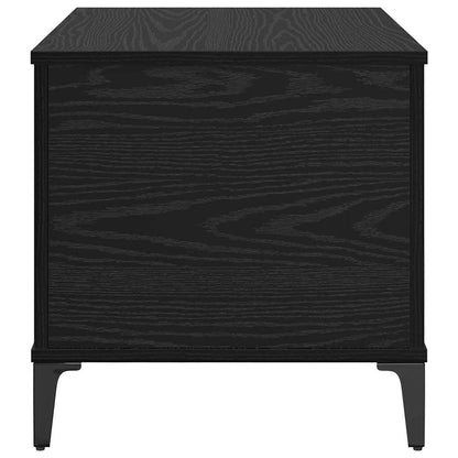 vidaXL Couchtisch Schwarz Eichen-Optik 60 x 44,5 x 45 cm Holzwerkstoff