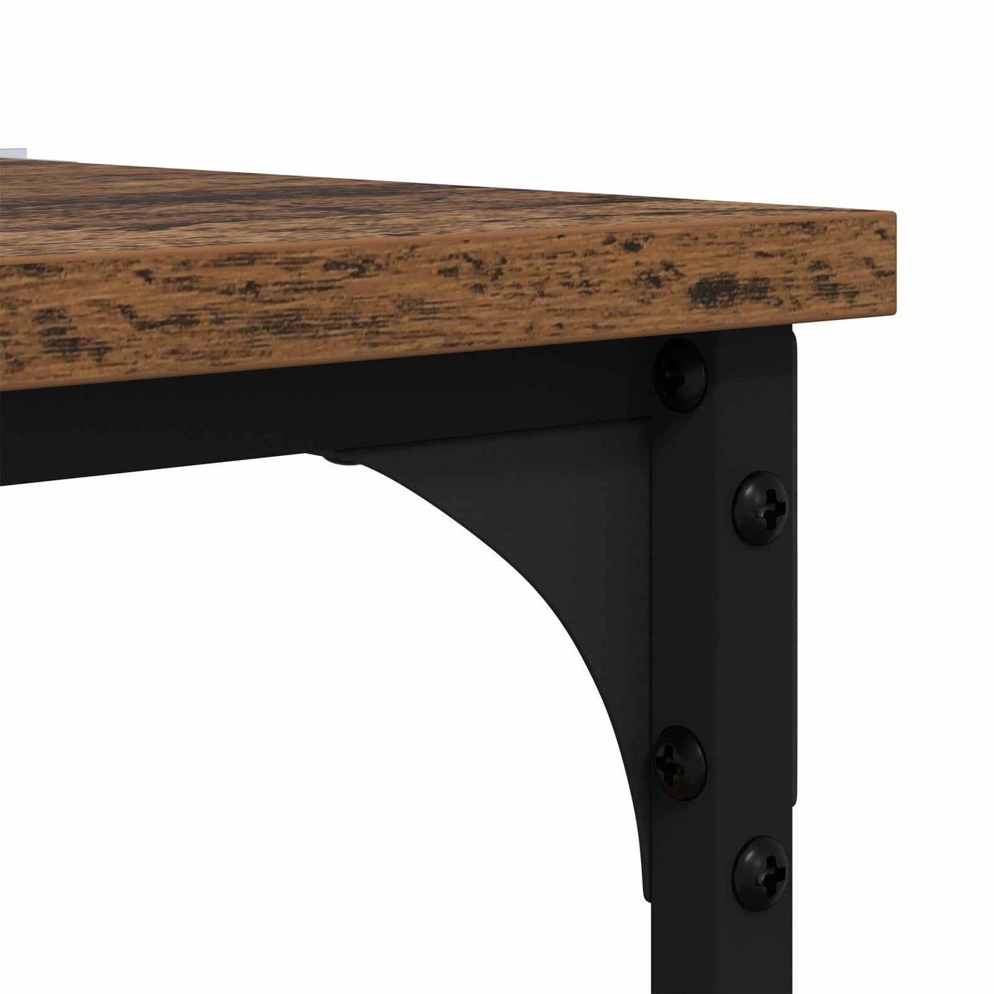 vidaXL Beistelltisch mit Regal Altholz 40 x 30 x 75 cm Holzwerkstoff