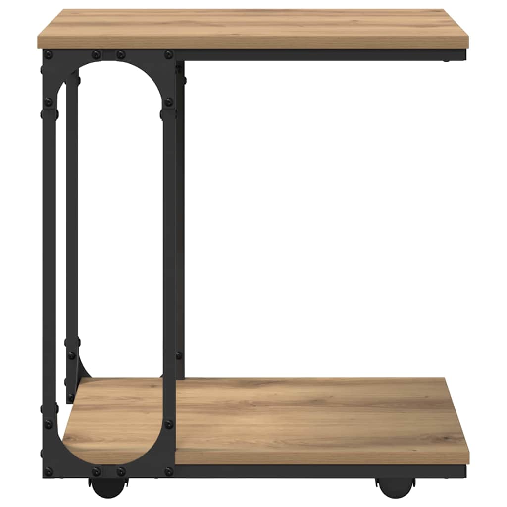 vidaXL Beistelltisch Artisan-Eiche 50 x 35 x 55.5 cm Holzwerkstoff