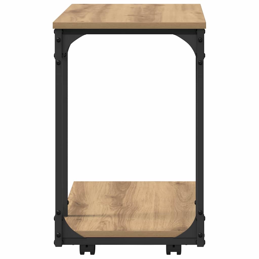 vidaXL Beistelltisch Artisan-Eiche 50 x 35 x 55.5 cm Holzwerkstoff