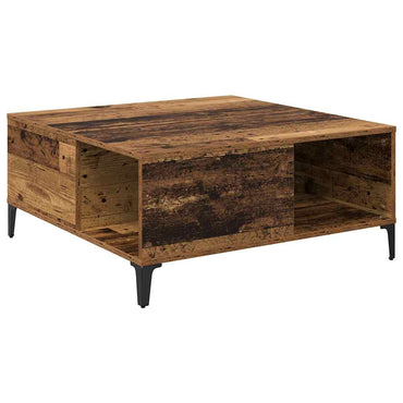 vidaXL Couchtisch Altholz 80 x 80 x 36,5 cm Holzwerkstoff