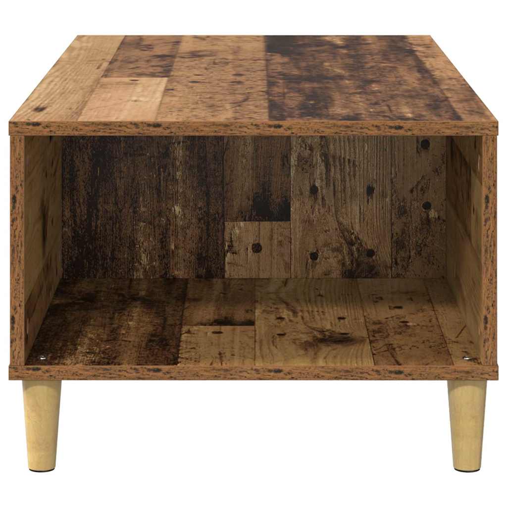 vidaXL Couchtisch mit Schubladen Altholz 90 x 50 x 35 cm Holzwerkstoff