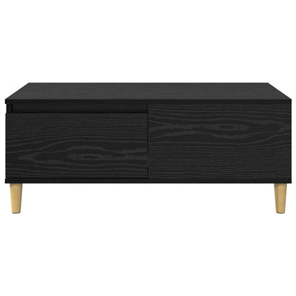vidaXL Couchtisch Schwarz Eichen-Optik 90 x 50 x 35 cm Holzwerkstoff