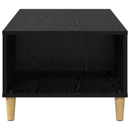 vidaXL Couchtisch Schwarz Eichen-Optik 90 x 50 x 35 cm Holzwerkstoff