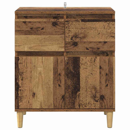 Sideboard mit Schubladen Altholz 60 x 35 x 70 cm Holzwerkstoff