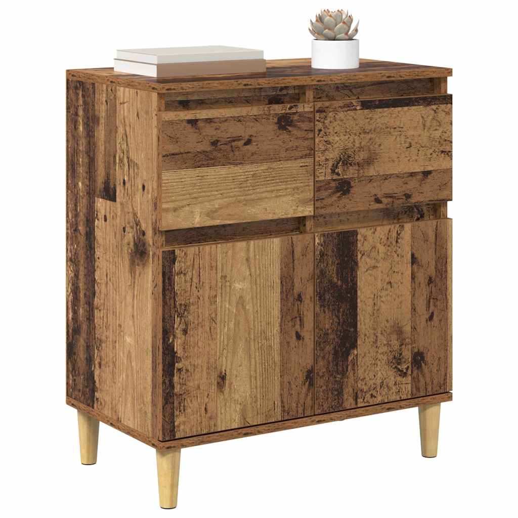 Sideboard mit Schubladen Altholz 60 x 35 x 70 cm Holzwerkstoff