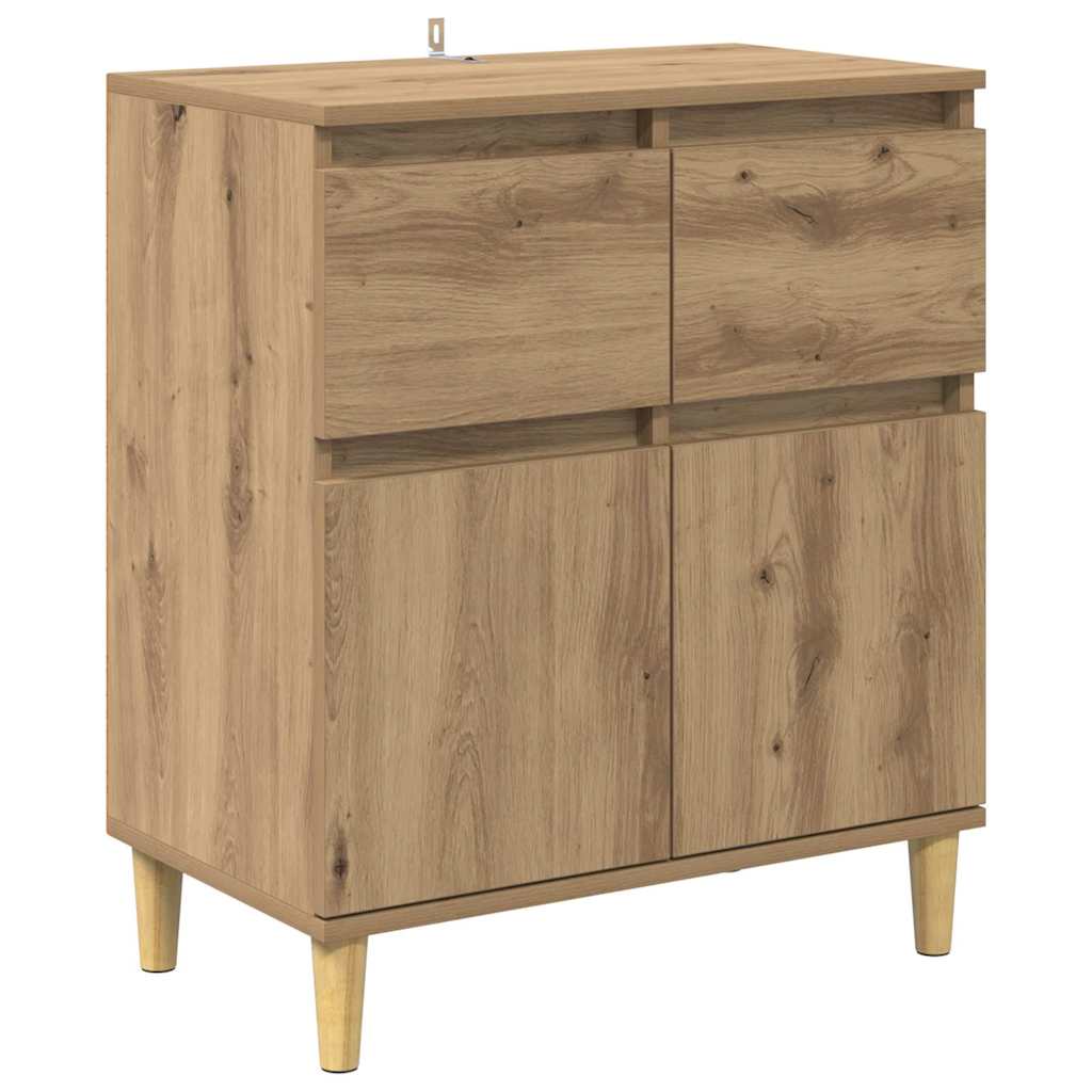 Sideboard Artisan-Eiche 60 x 35 x 70 cm Holzwerkstoff