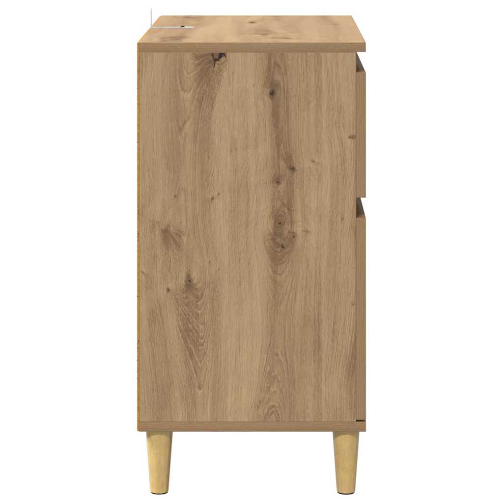 Sideboard Artisan-Eiche 60 x 35 x 70 cm Holzwerkstoff