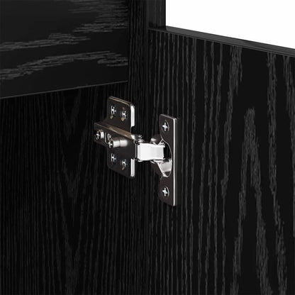 vidaXL Sideboard mit Schubladen Schwarz Eichen-Optik 60 x 35 x 70 cm
