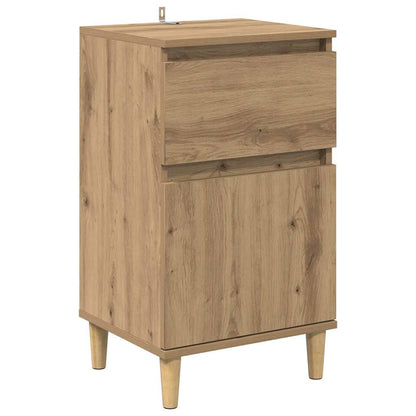 vidaXL Nachttisch Artisan-Eiche 40 x 35 x 70 cm Holzwerkstoff