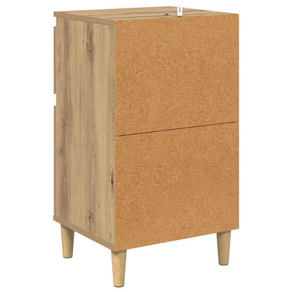vidaXL Nachttisch Artisan-Eiche 40 x 35 x 70 cm Holzwerkstoff