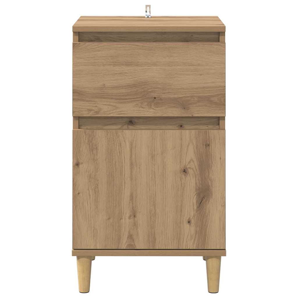vidaXL Nachttisch Artisan-Eiche 40 x 35 x 70 cm Holzwerkstoff