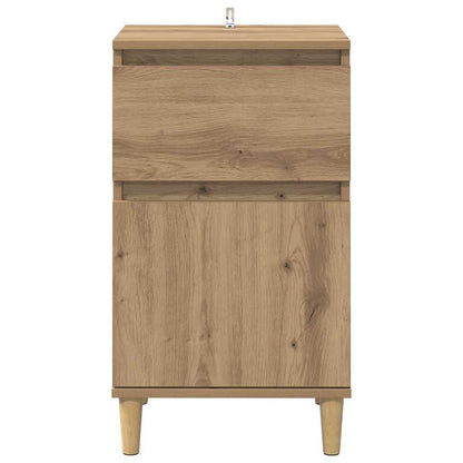 vidaXL Nachttisch Artisan-Eiche 40 x 35 x 70 cm Holzwerkstoff