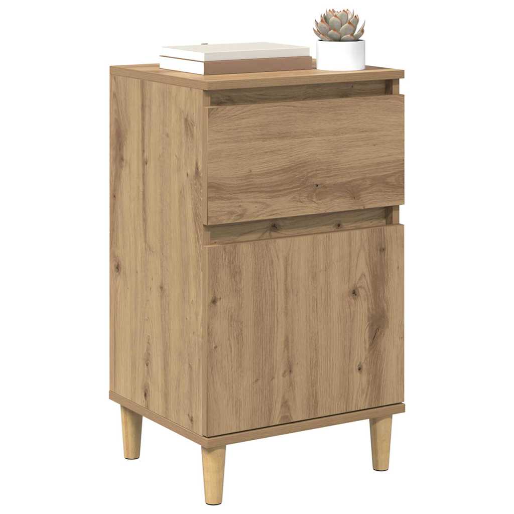 vidaXL Nachttisch Artisan-Eiche 40 x 35 x 70 cm Holzwerkstoff