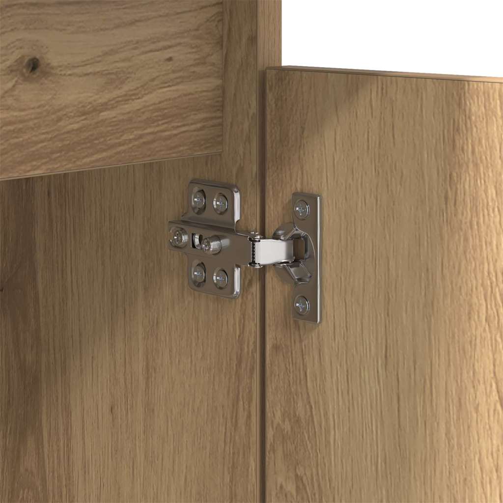 vidaXL Nachttisch 2 pcs Artisan-Eiche 40 x 35 x 70 cm Holzwerkstoff