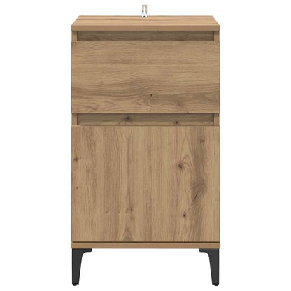 vidaXL Nachttisch 2 pcs Artisan-Eiche 40 x 35 x 70 cm Holzwerkstoff