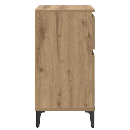 vidaXL Nachttisch 2 pcs Artisan-Eiche 40 x 35 x 70 cm Holzwerkstoff