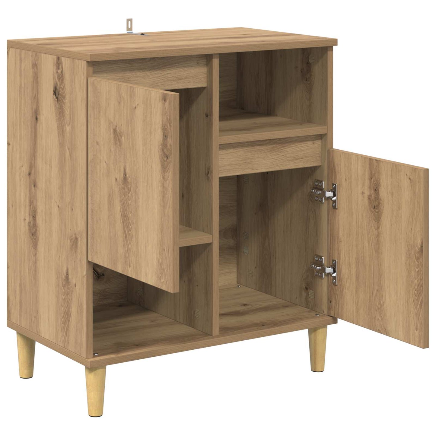 vidaXL Sideboard Artisan-Eiche 35 x 60 x 70 cm Holzwerkstoff