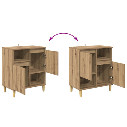 vidaXL Sideboard Artisan-Eiche 35 x 60 x 70 cm Holzwerkstoff