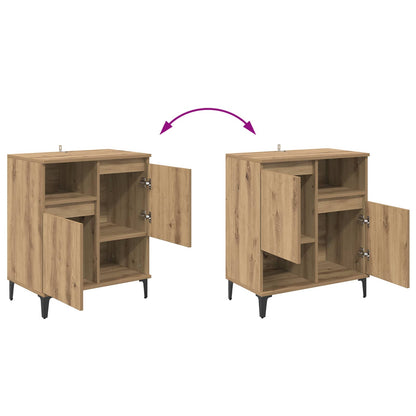 vidaXL Sideboard Artisan-Eiche 60 x 35 x 70 cm Holzwerkstoff