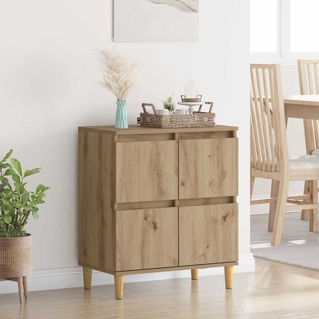vidaXL Sideboard Artisan-Eiche 60 x 35 x 70 cm Holzwerkstoff