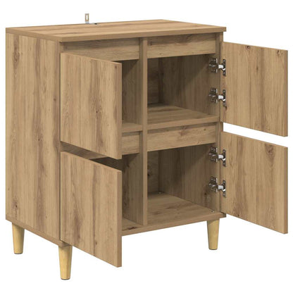 vidaXL Sideboard Artisan-Eiche 60 x 35 x 70 cm Holzwerkstoff
