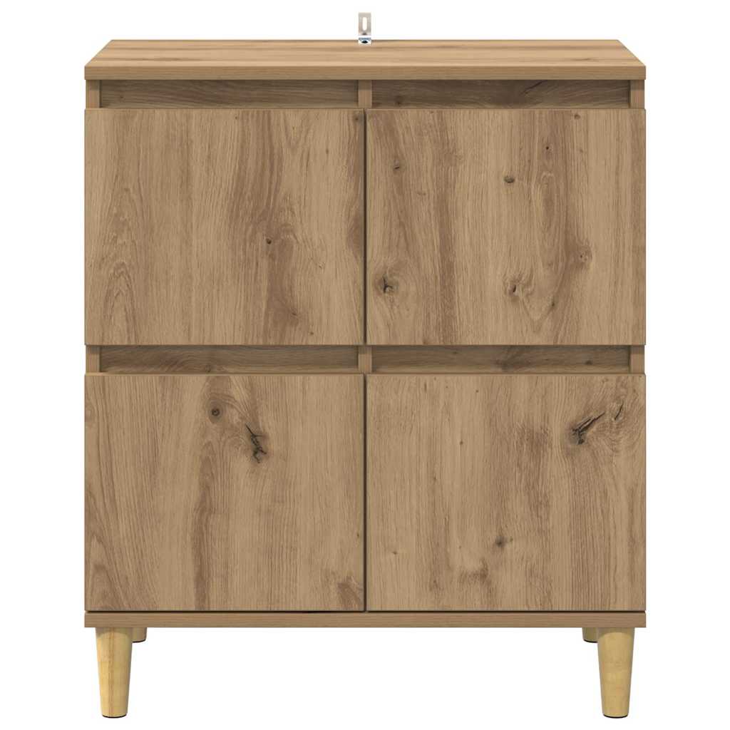 vidaXL Sideboard Artisan-Eiche 60 x 35 x 70 cm Holzwerkstoff