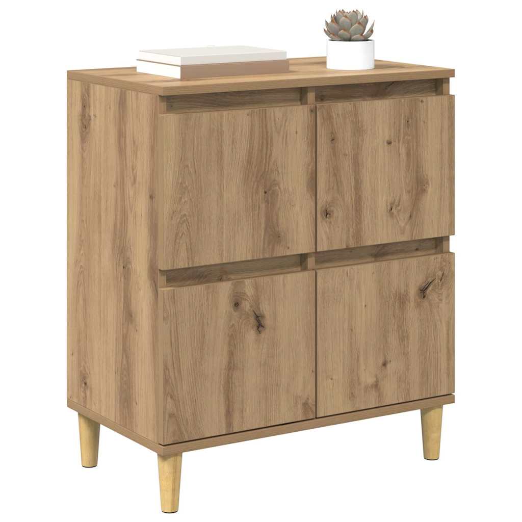 vidaXL Sideboard Artisan-Eiche 60 x 35 x 70 cm Holzwerkstoff