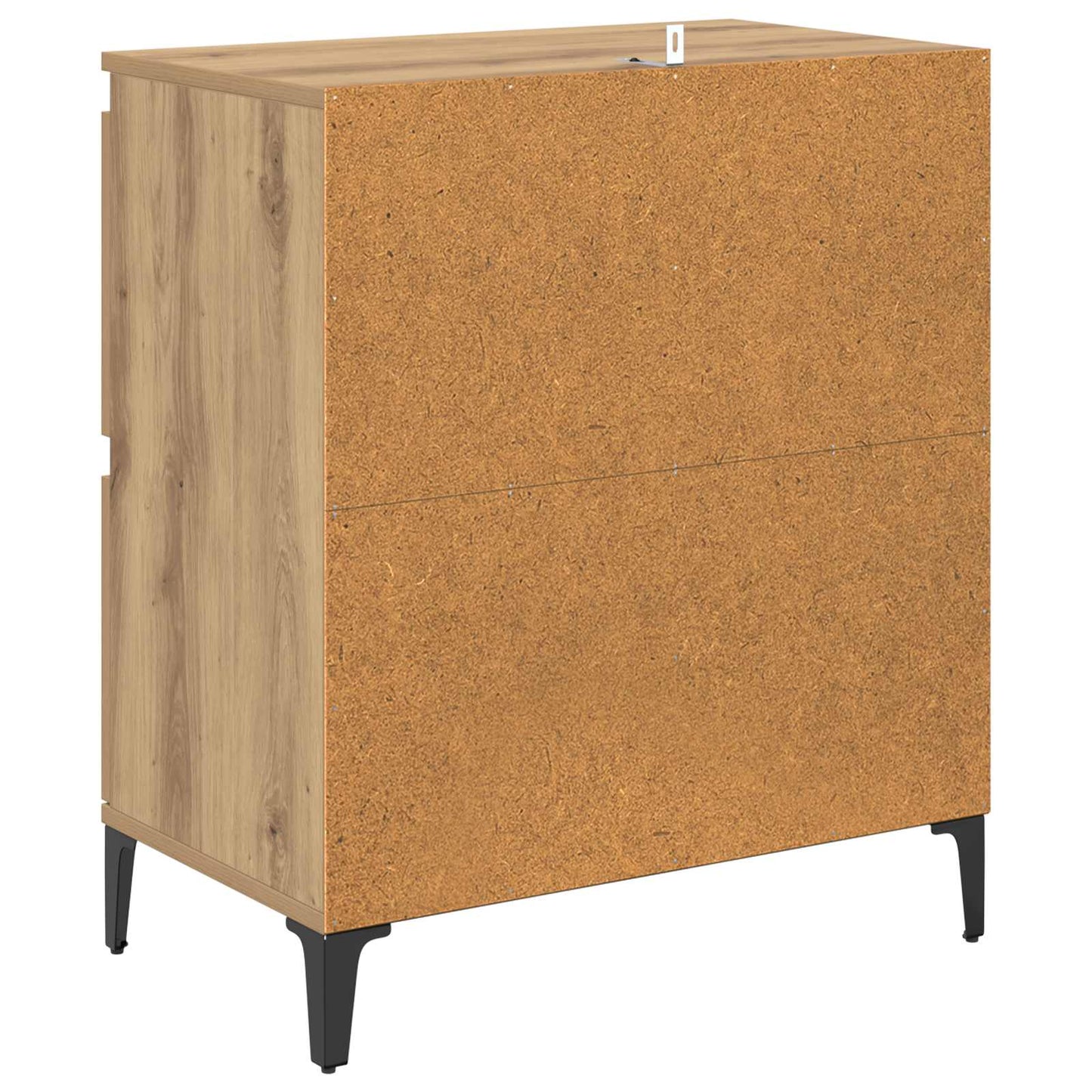 vidaXL Sideboard Artisan-Eiche 60 x 35 x 70 cm Verbundholz und Eisen