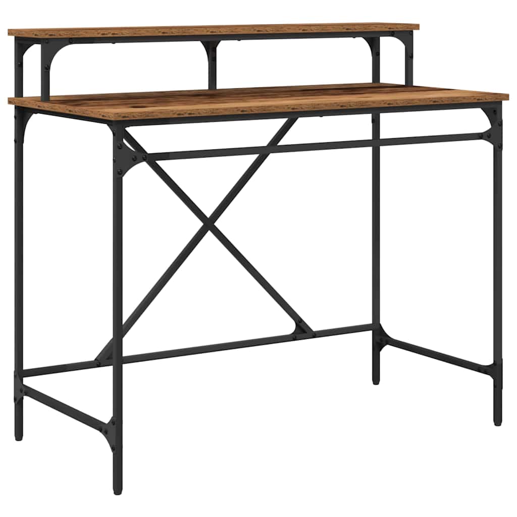 Schreibtisch Altholz 100 x 50 x 90 cm Holzwerkstoff