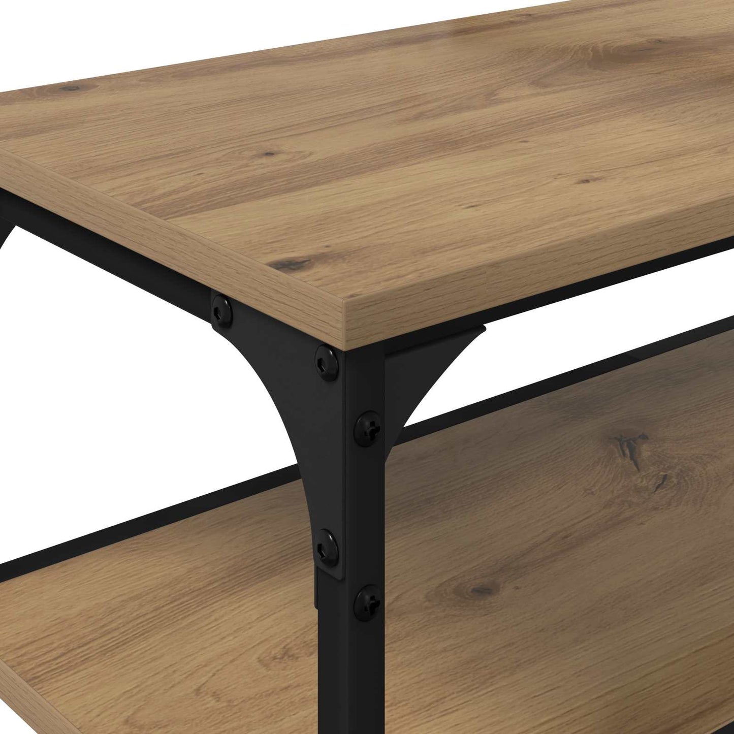 vidaXL TV-Schränk Artisan-Eiche 160 x 30 x 50 cm Verbundholz und Eisen